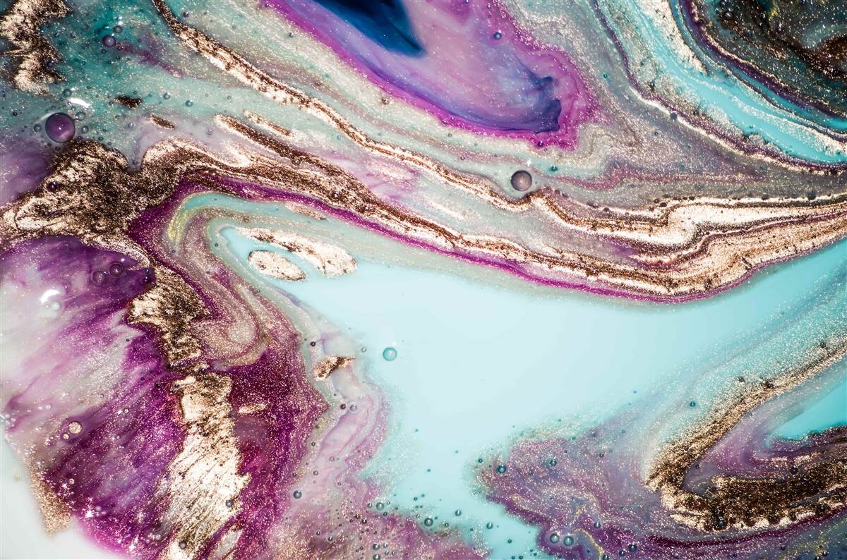 Fotobehang heldere, essentiële vloeistoffen