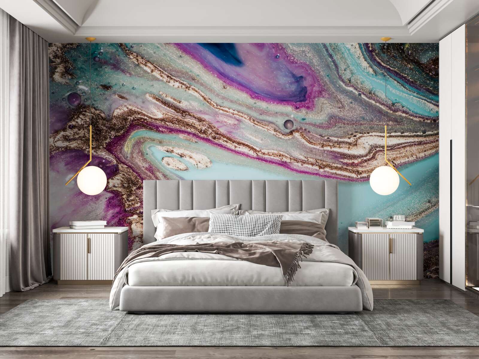 Fotobehang heldere, essentiële vloeistoffen