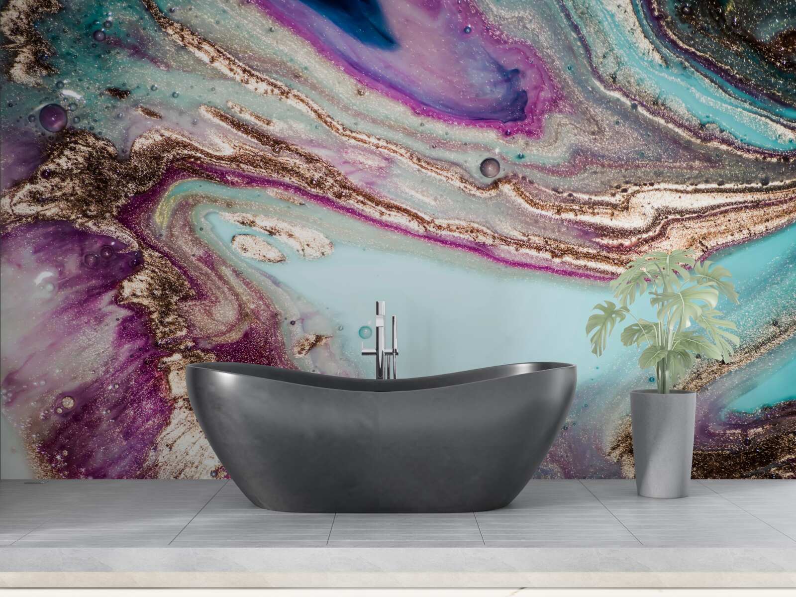 Fotobehang heldere, essentiële vloeistoffen