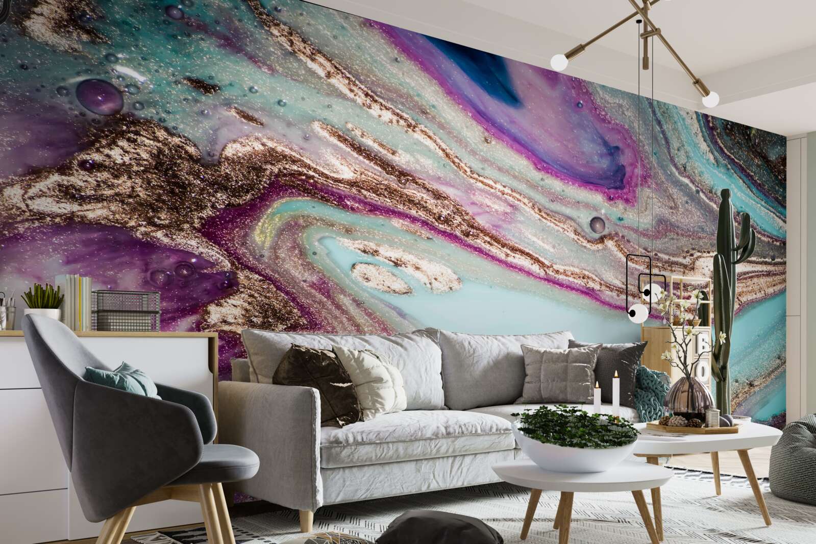 Fotobehang heldere, essentiële vloeistoffen