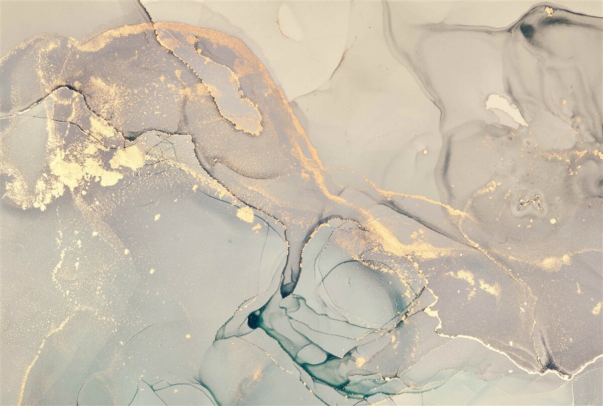 Fotobehang artistieke vloeistof op inktbasis