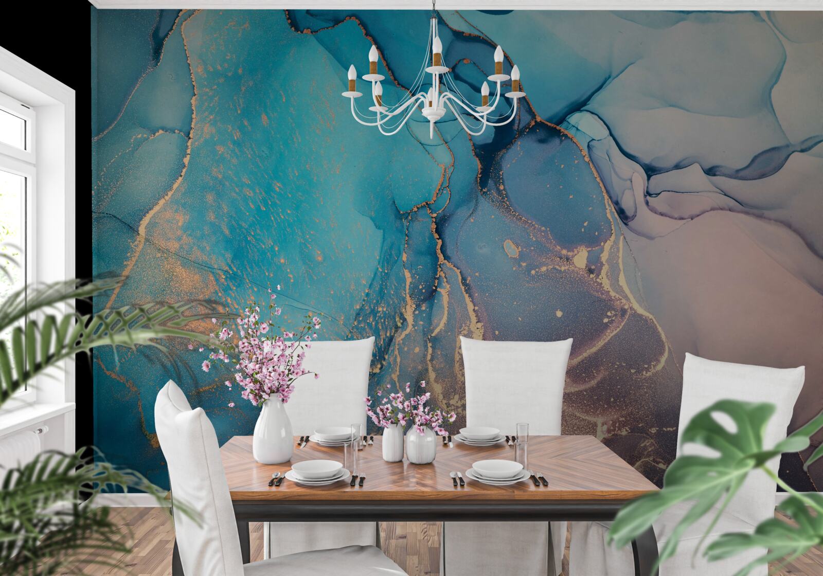 Fotobehang abstracte achtergrond in lichte tinten