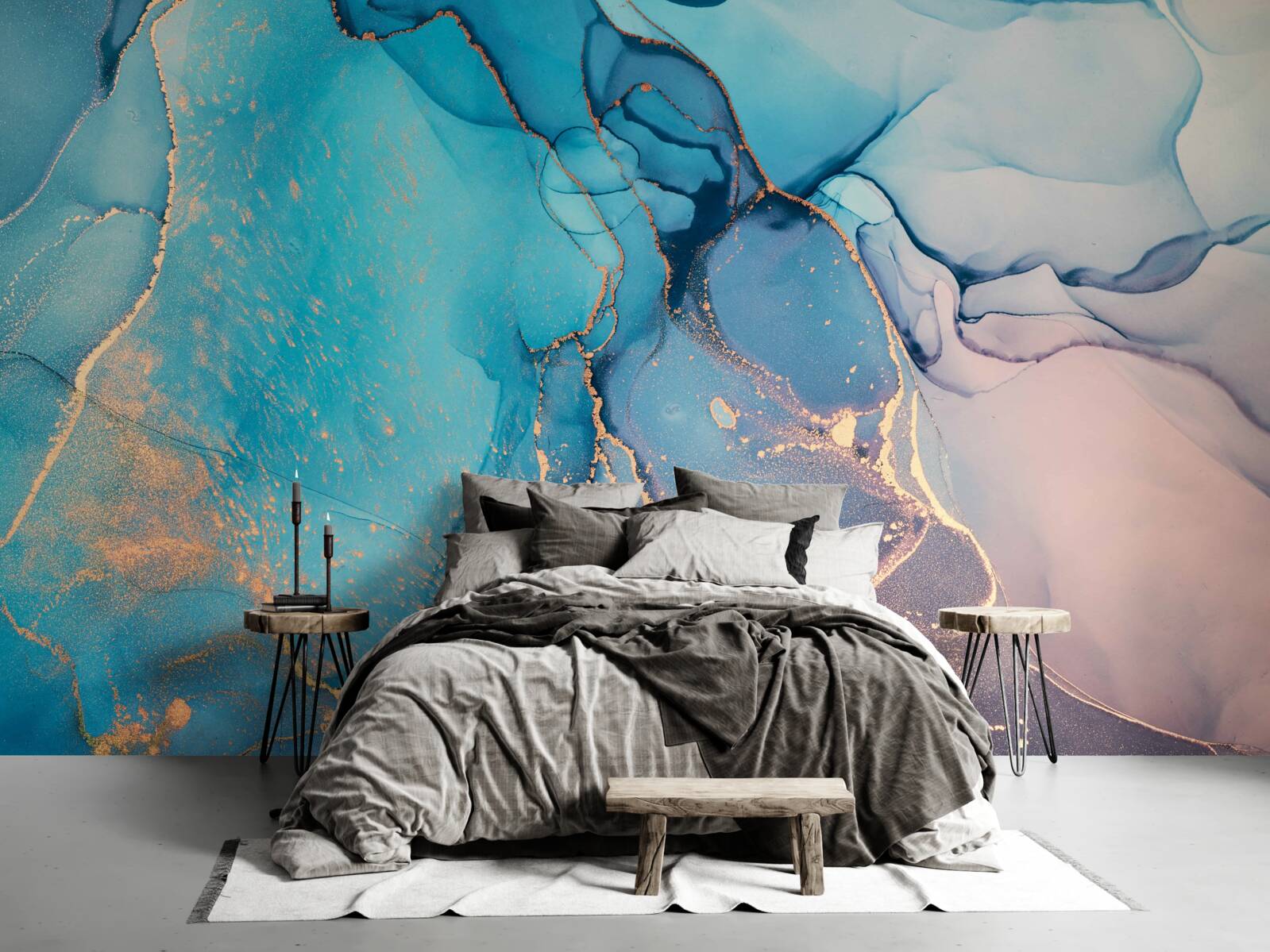 Fotobehang abstracte achtergrond in lichte tinten