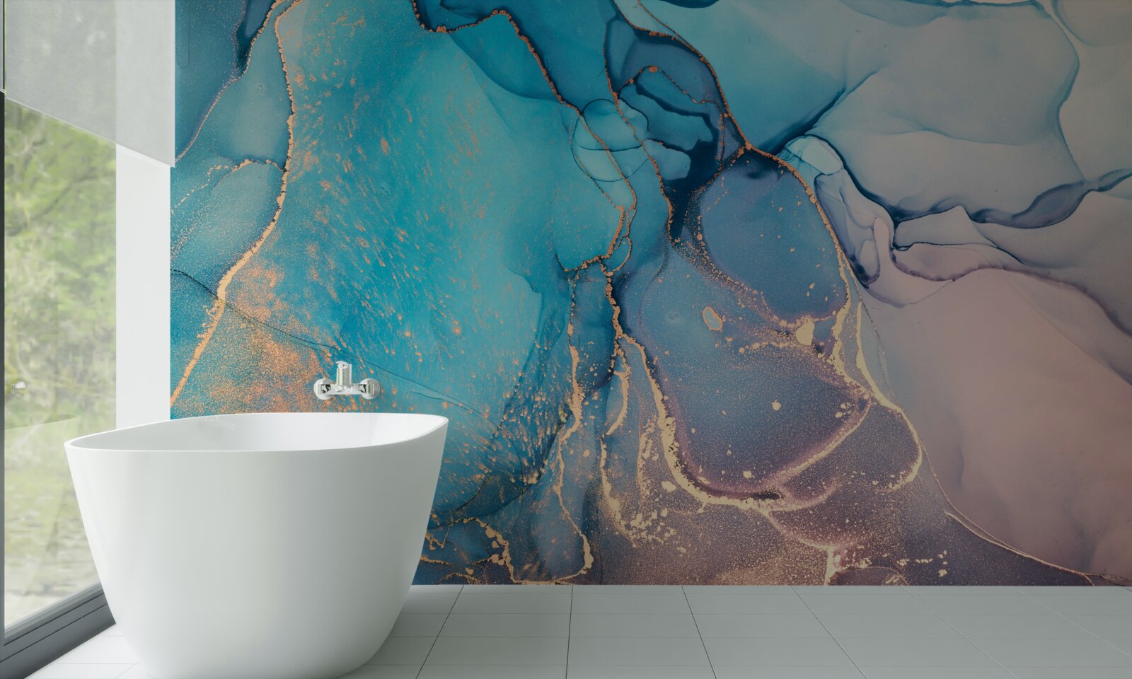 Fotobehang abstracte achtergrond in lichte tinten