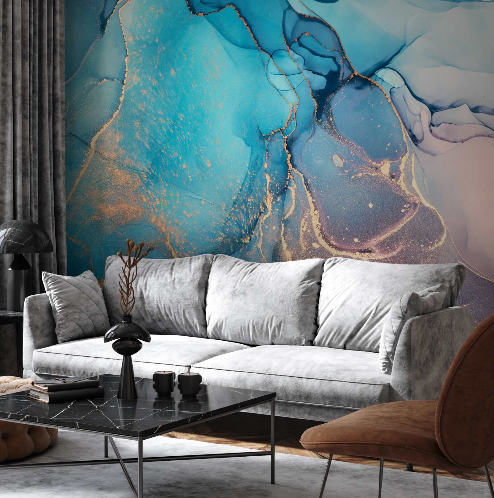 Fotobehang abstracte achtergrond in lichte tinten