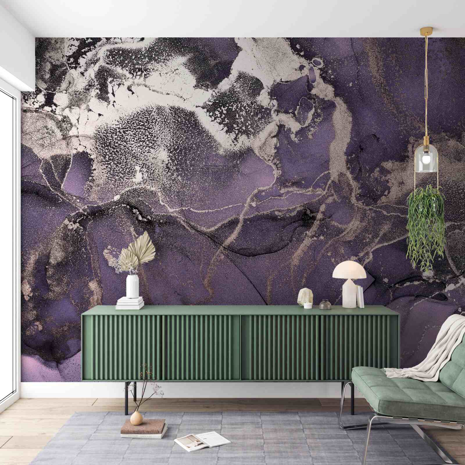 Fotobehang prachtige achtergrond in paarse tinten