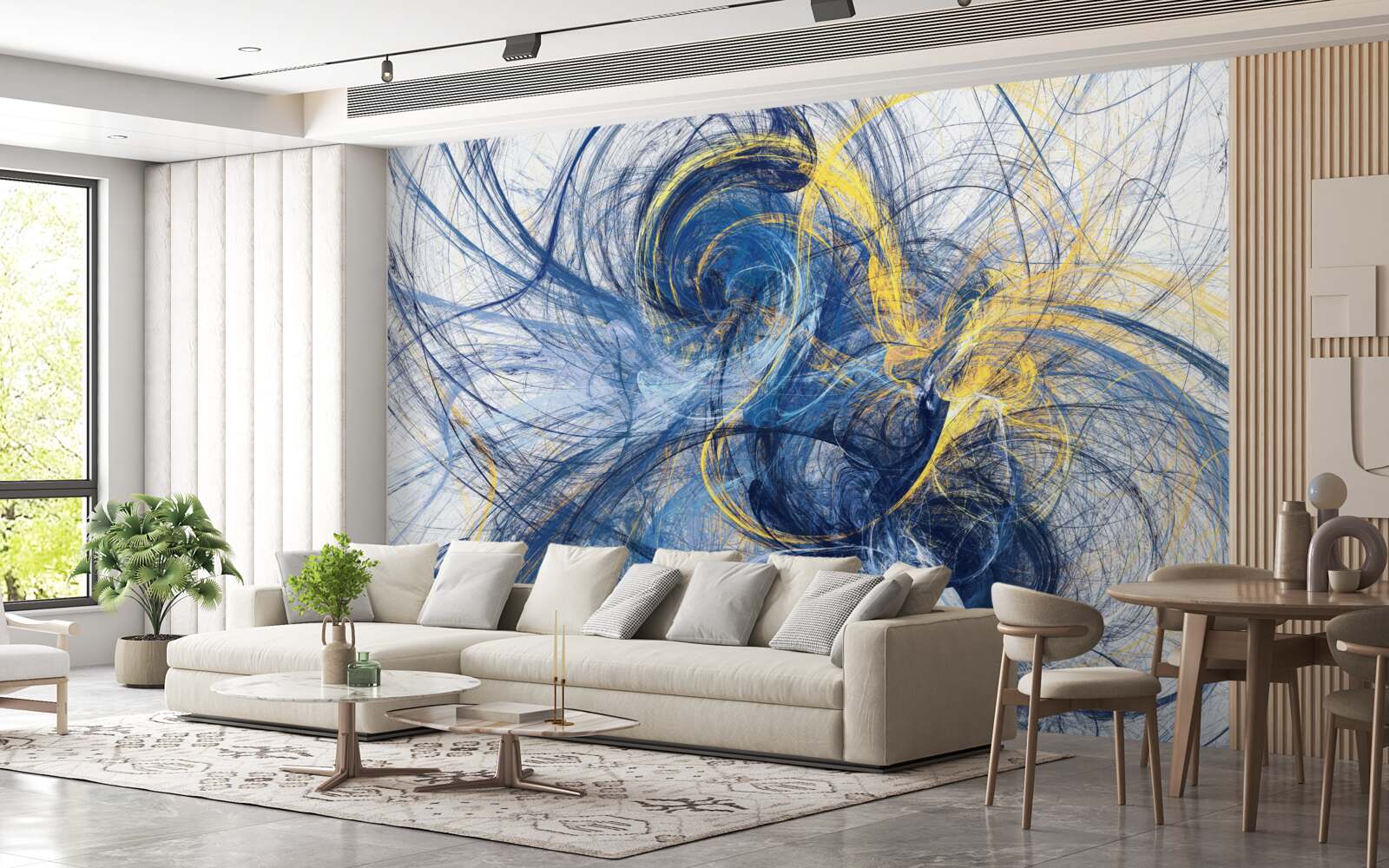 Fotobehang de metafoor van het geluid van regen