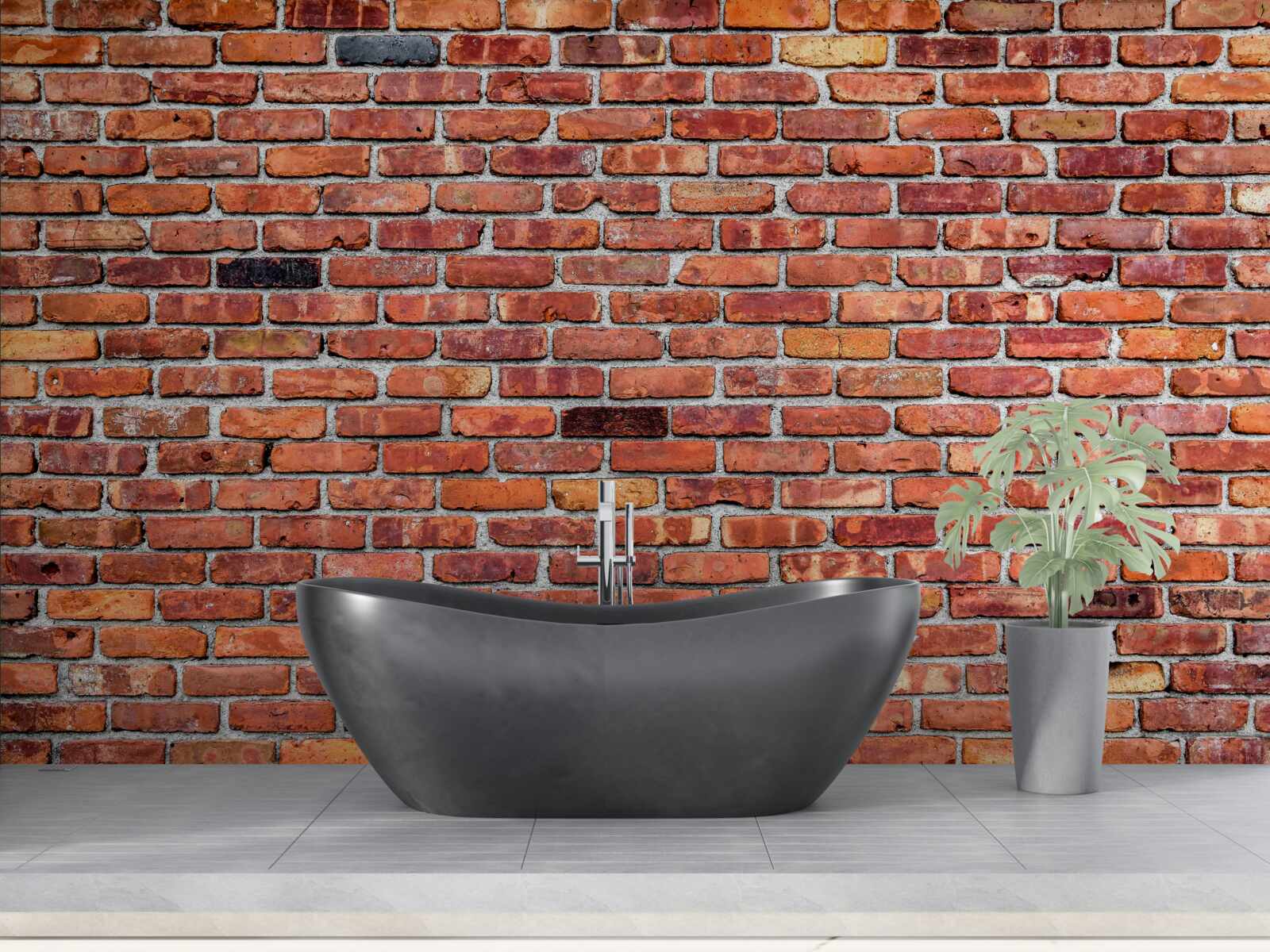 Fotobehang Antieke bakstenen muur