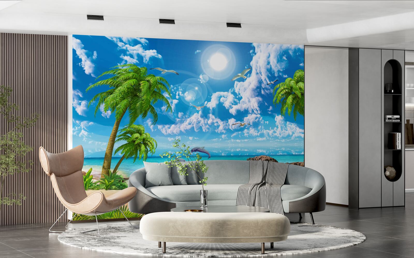 Fotobehang natuur van de tropische kust