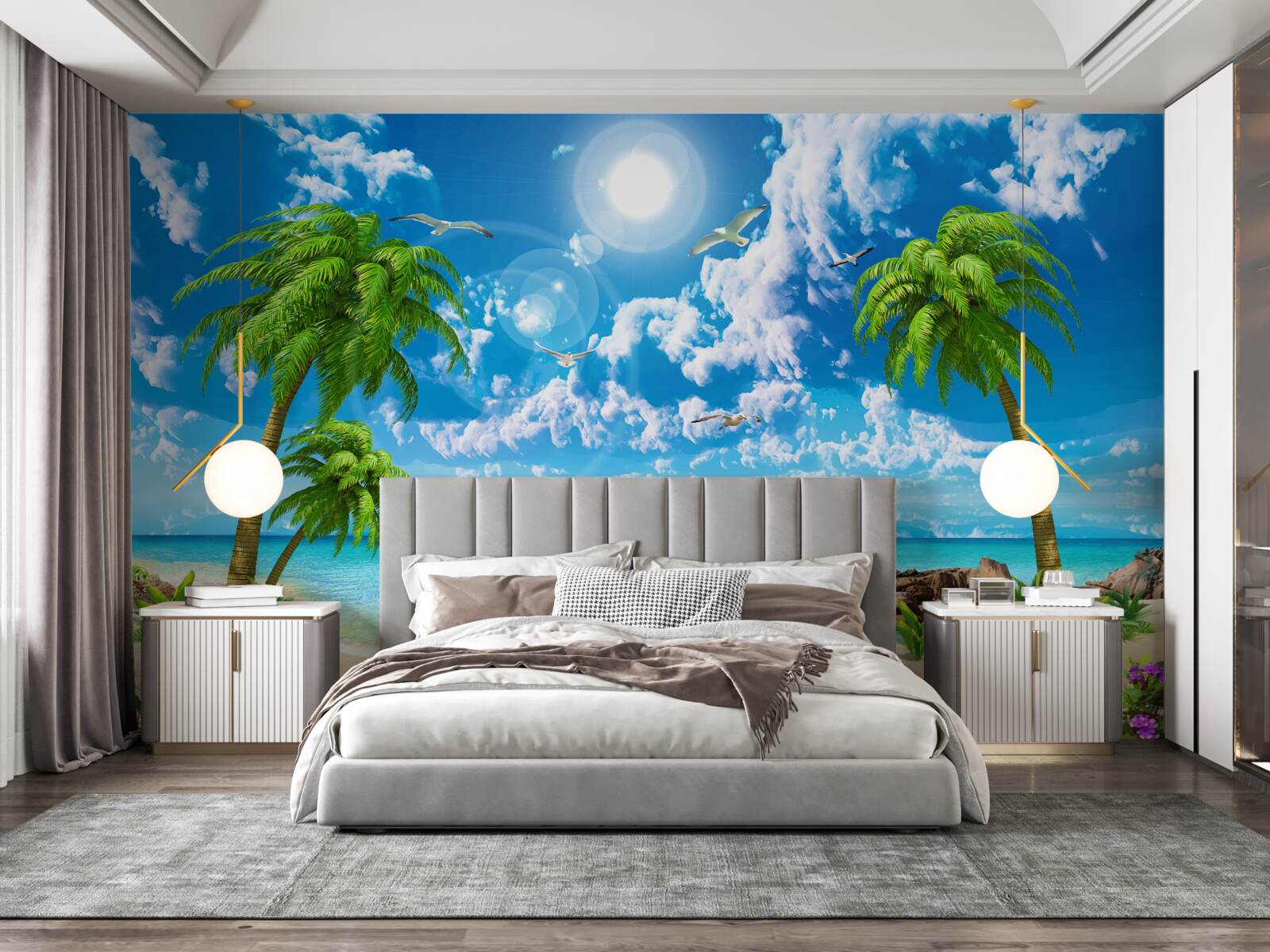 Fotobehang natuur van de tropische kust