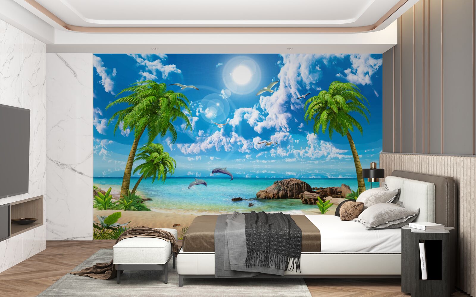 Fotobehang natuur van de tropische kust