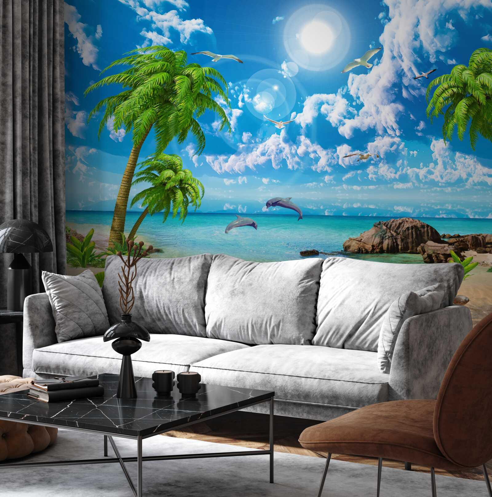 Fotobehang natuur van de tropische kust