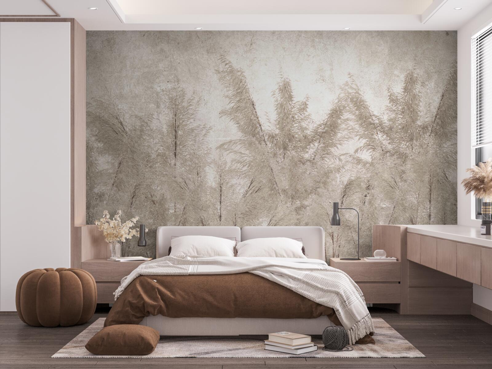 Fotobehang tropische ochtend in de mist