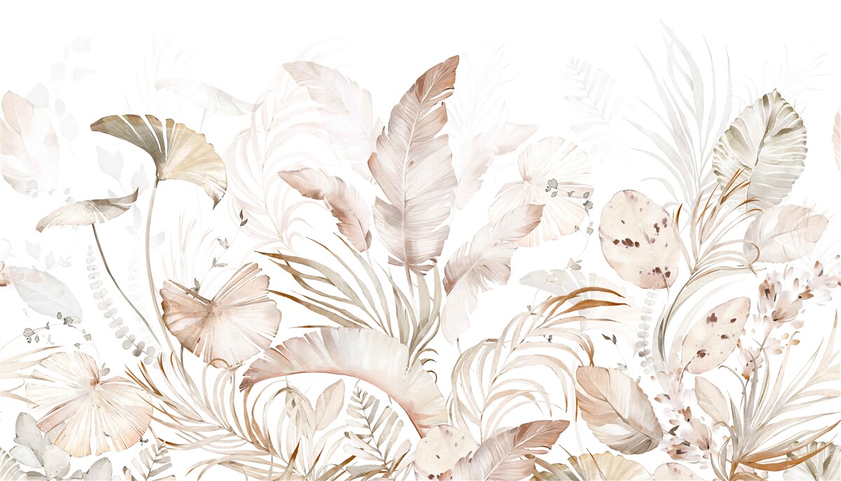 Fotobehang abstract tropisch bos