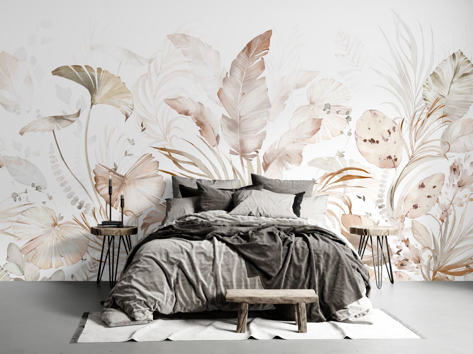 Fotobehang abstract tropisch bos