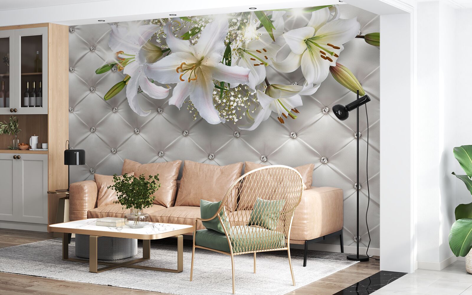 Fotobehang weefseltextuur in astrometrie