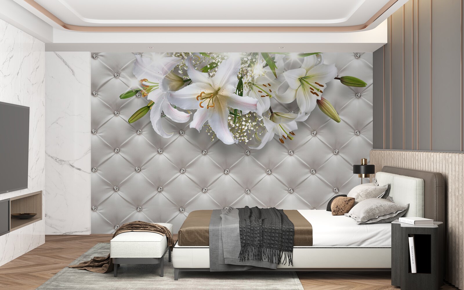 Fotobehang weefseltextuur in astrometrie