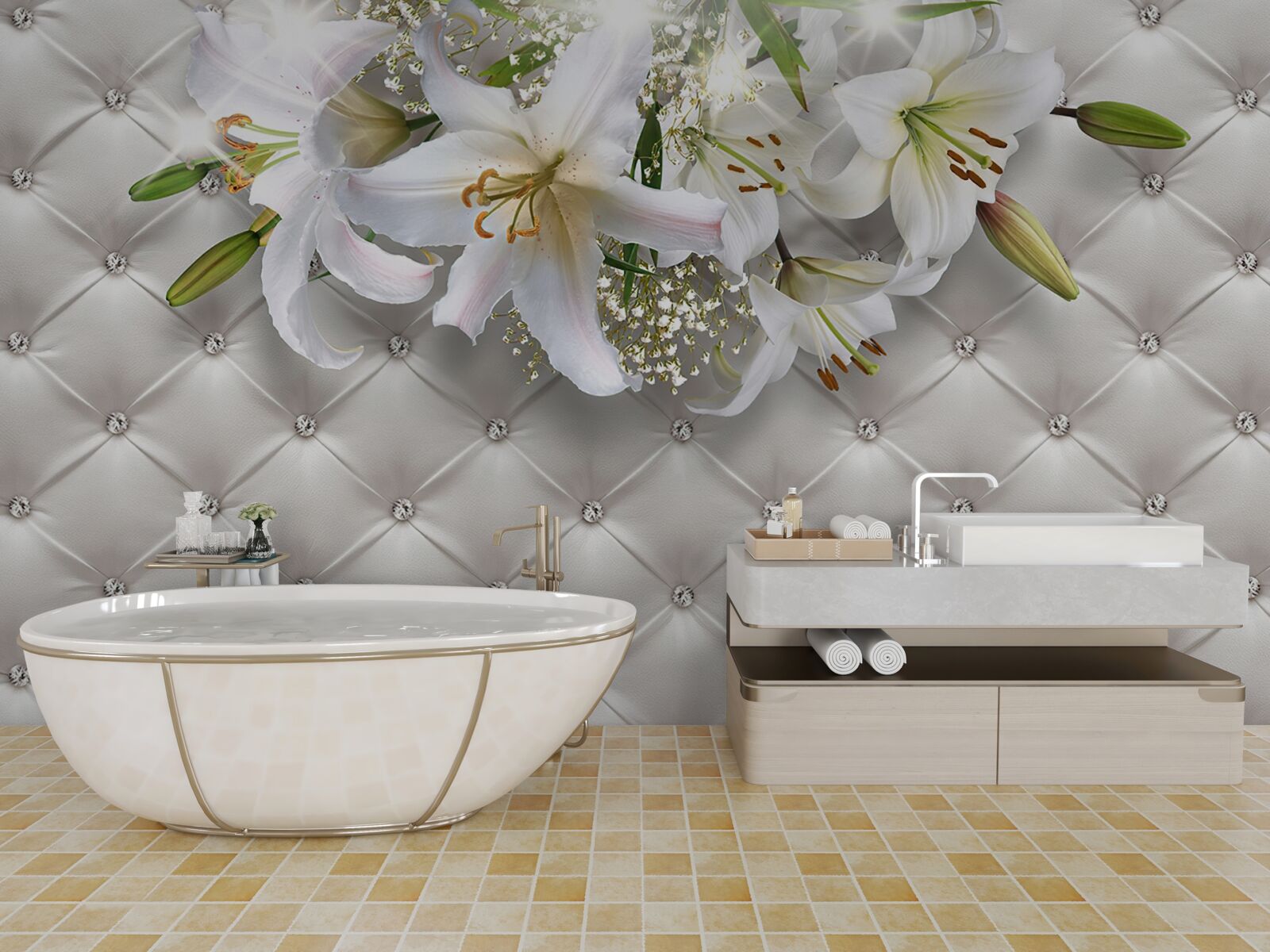 Fotobehang weefseltextuur in astrometrie