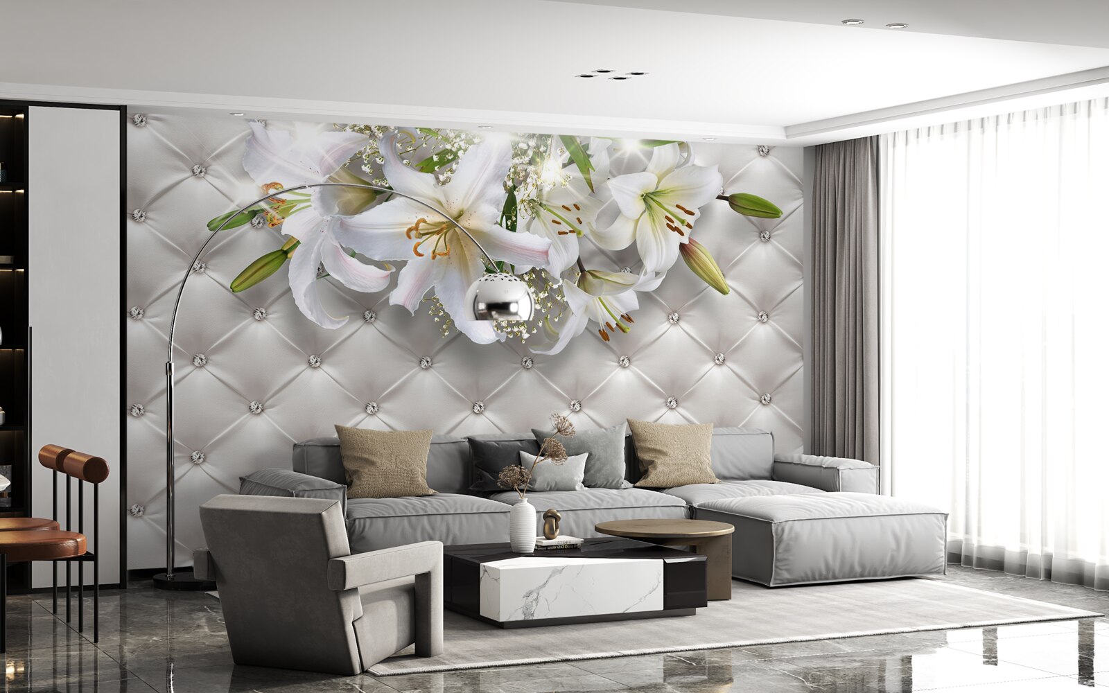 Fotobehang weefseltextuur in astrometrie