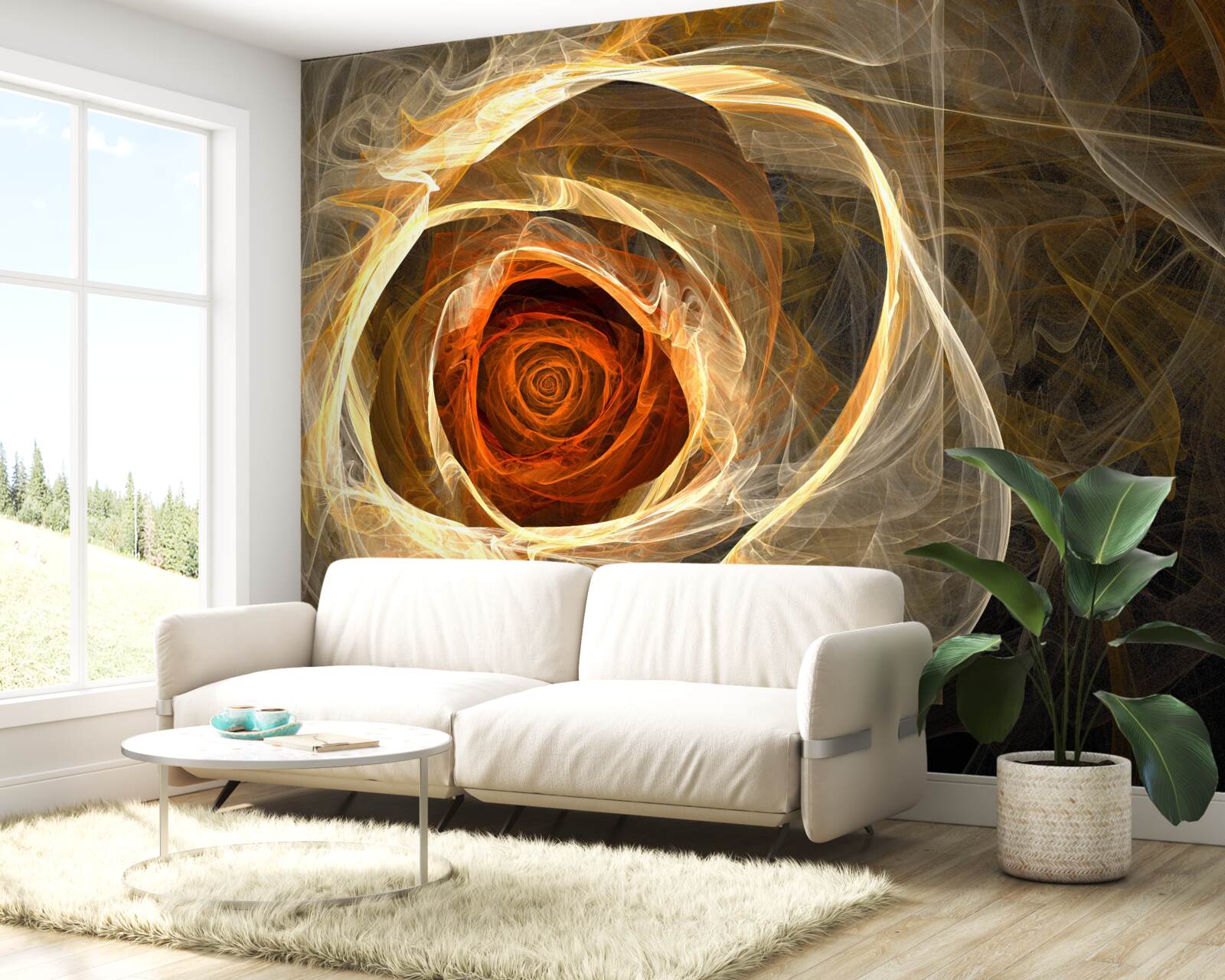 Fotobehang abstract lichtroze textuur