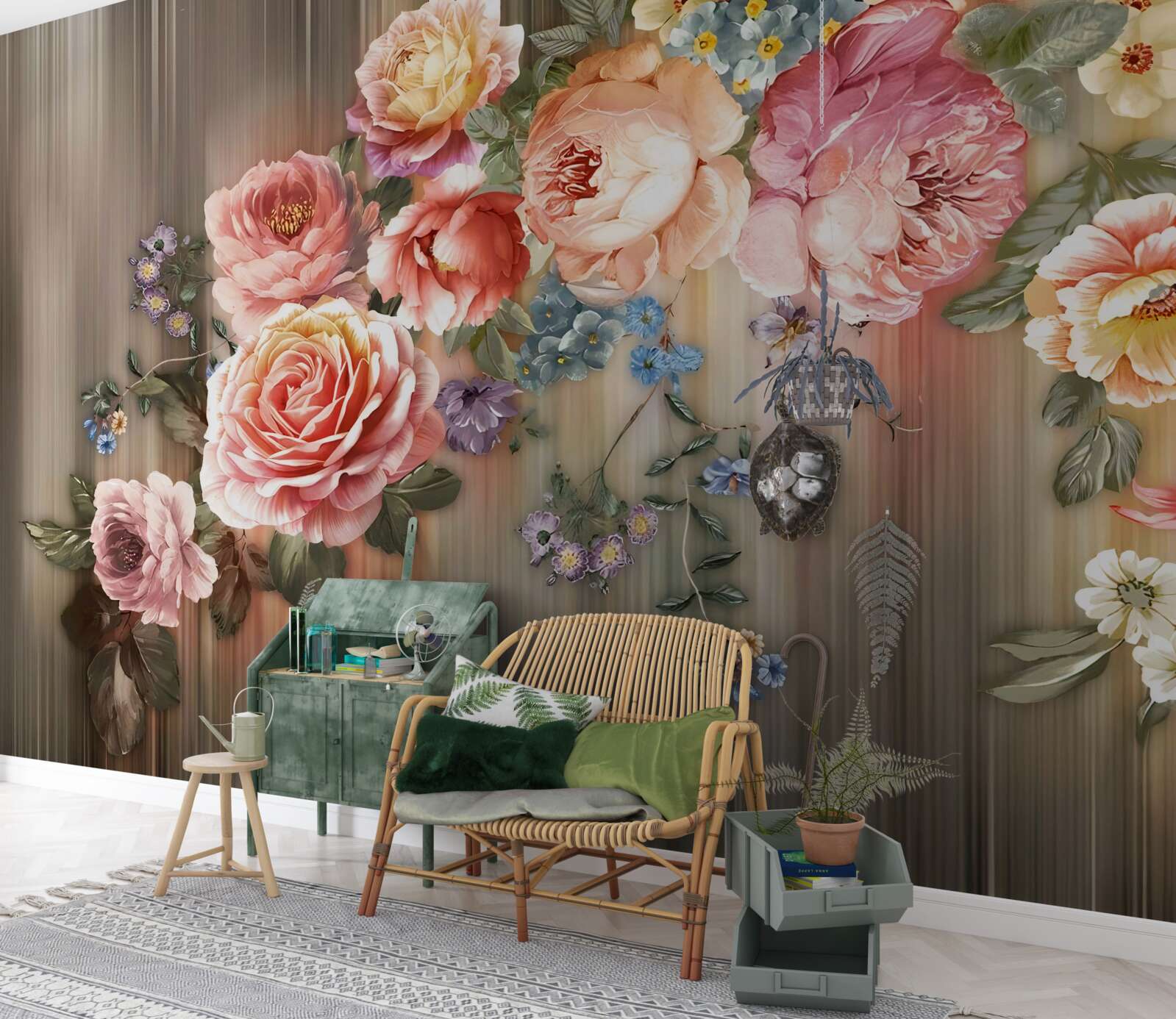 Fotobehang een explosief palet van herfsttinten