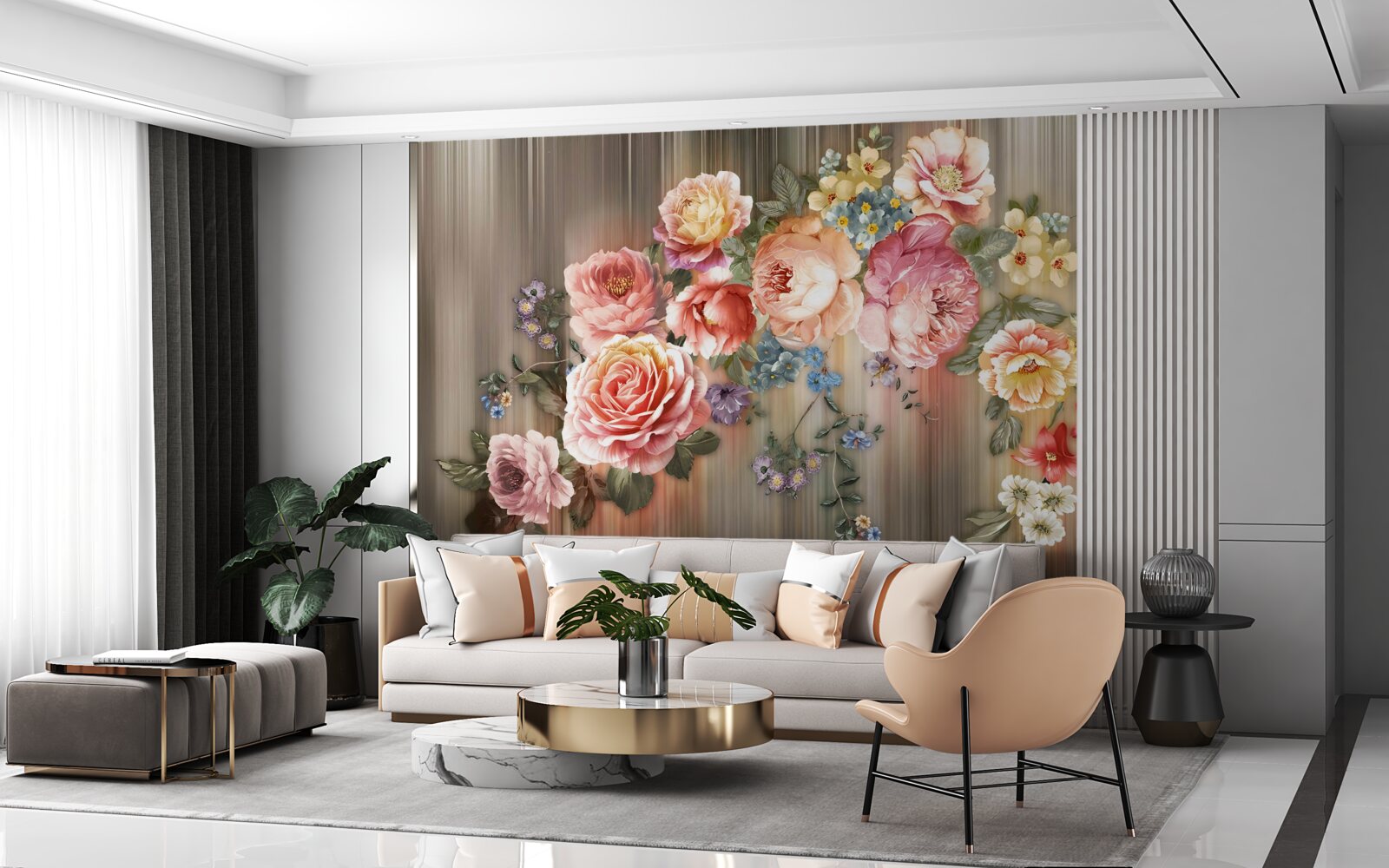 Fotobehang een explosief palet van herfsttinten