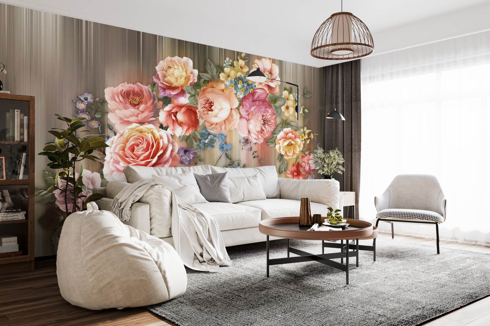 Fotobehang een explosief palet van herfsttinten