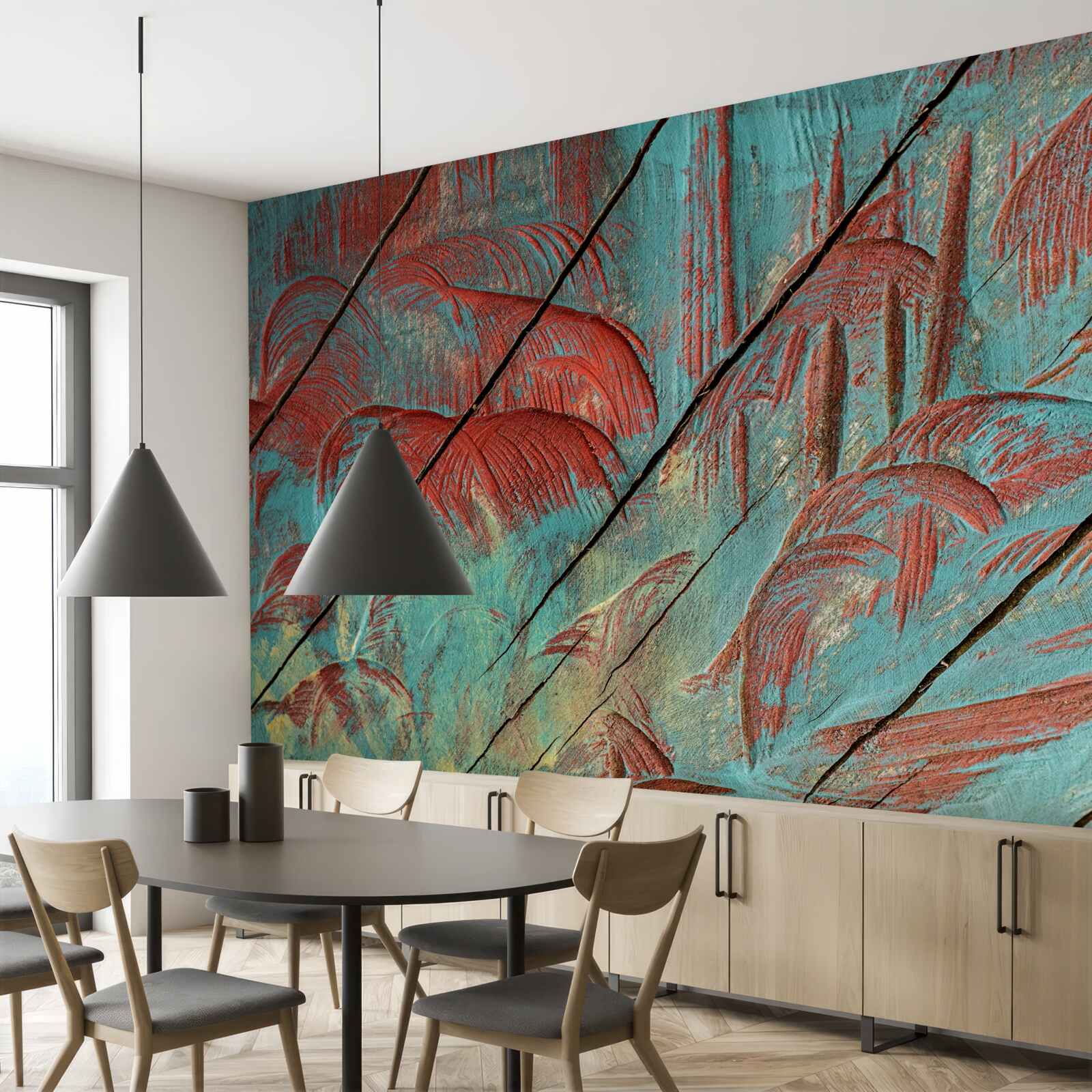 Fotobehang abstracte vinyl achtergrond