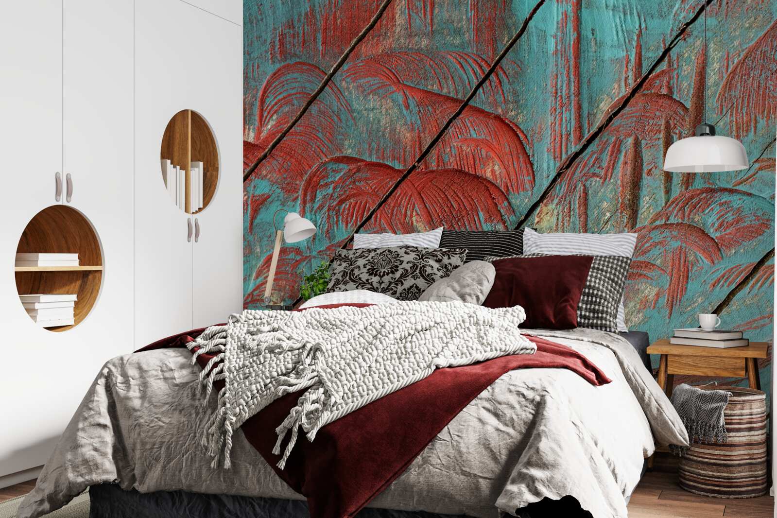 Fotobehang abstracte vinyl achtergrond