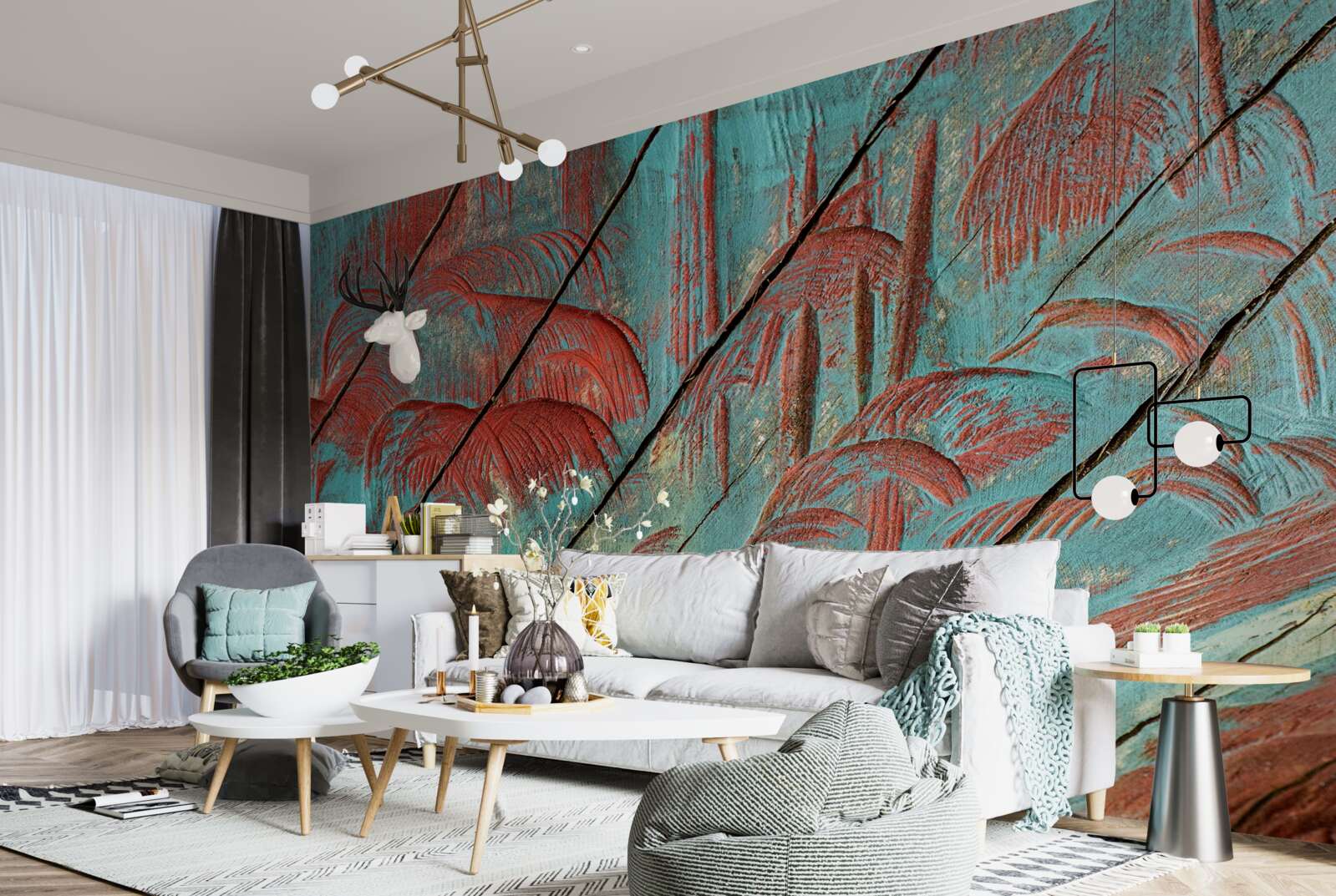 Fotobehang abstracte vinyl achtergrond