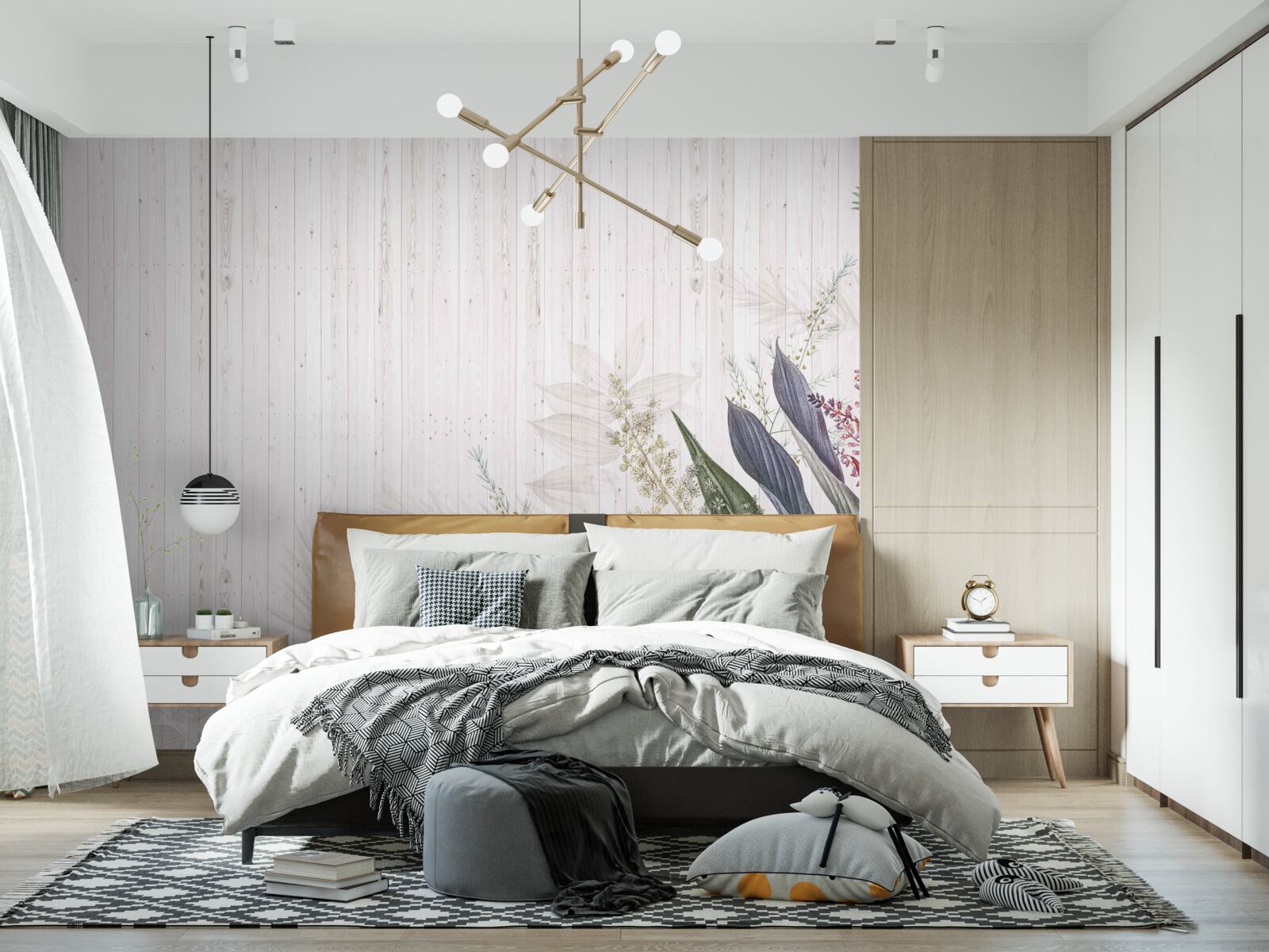 Fotobehang bladeren van exotische oorsprong