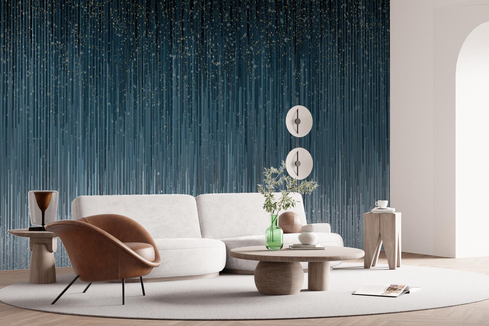 Fotobehang hevige regen tijdens de nacht