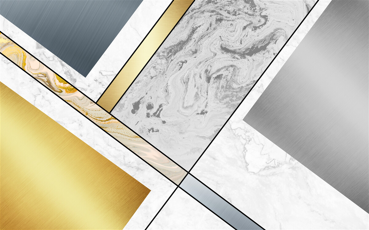 Fotobehang combinatie van verschillende soorten marmer