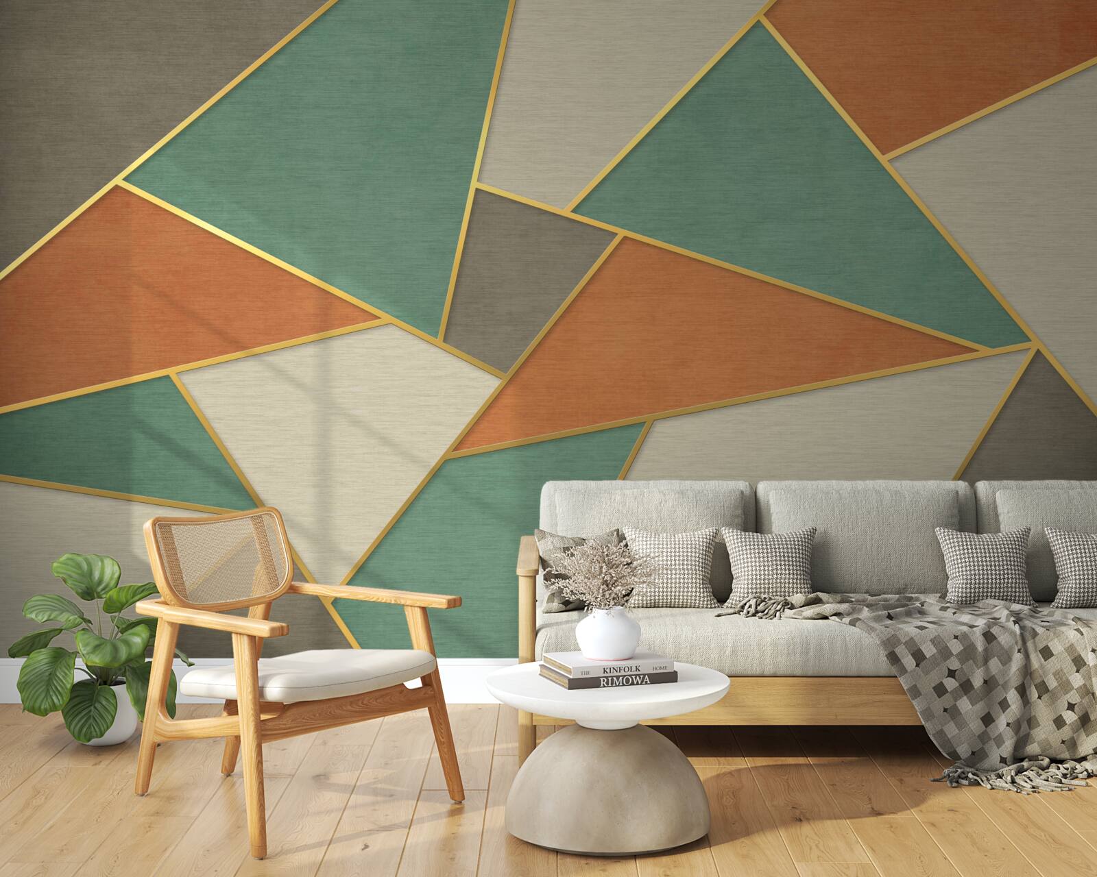 Fotobehang pastelmozaïek