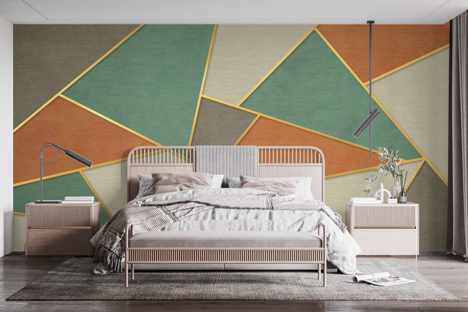 Fotobehang pastelmozaïek