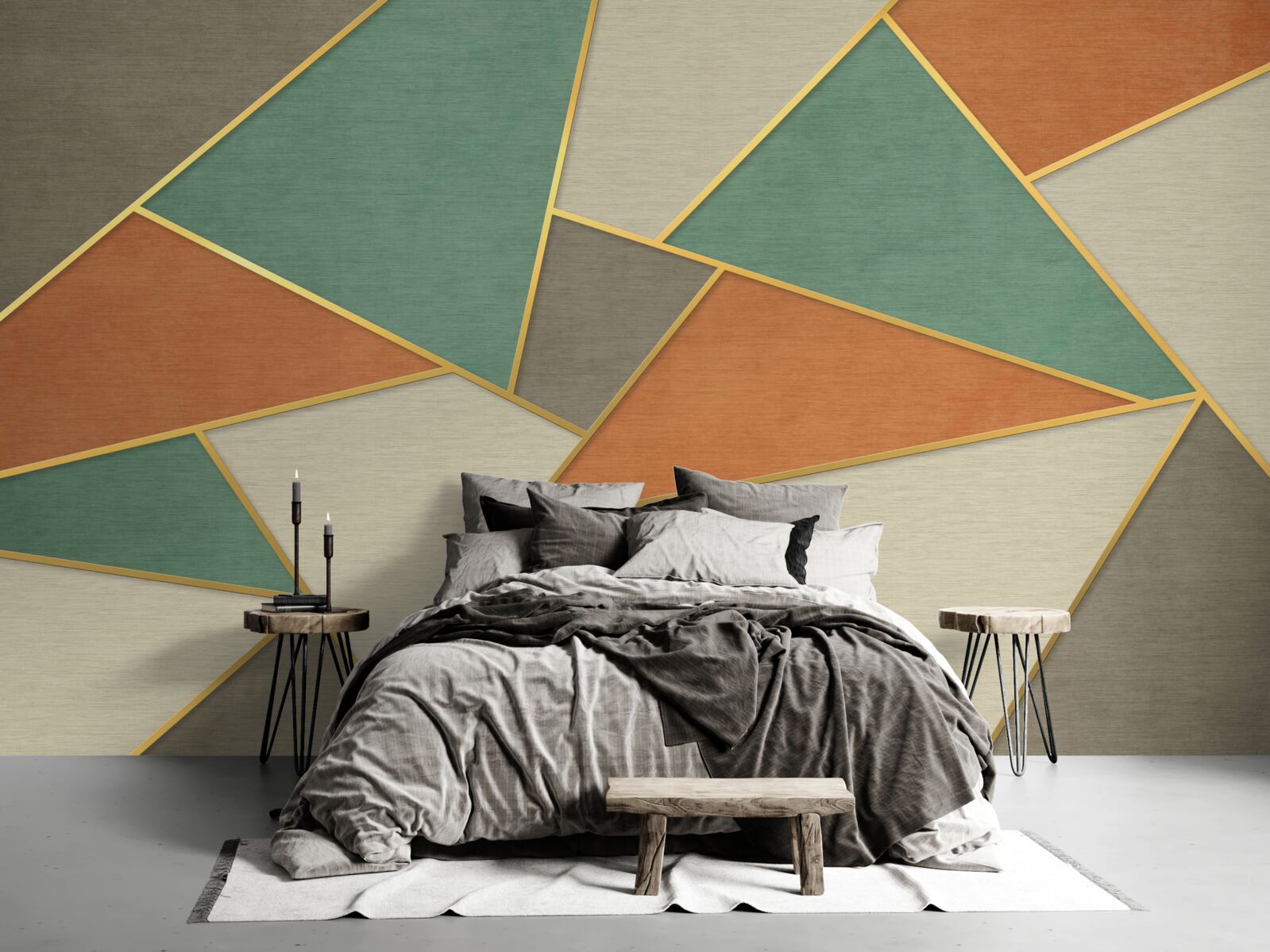 Fotobehang pastelmozaïek