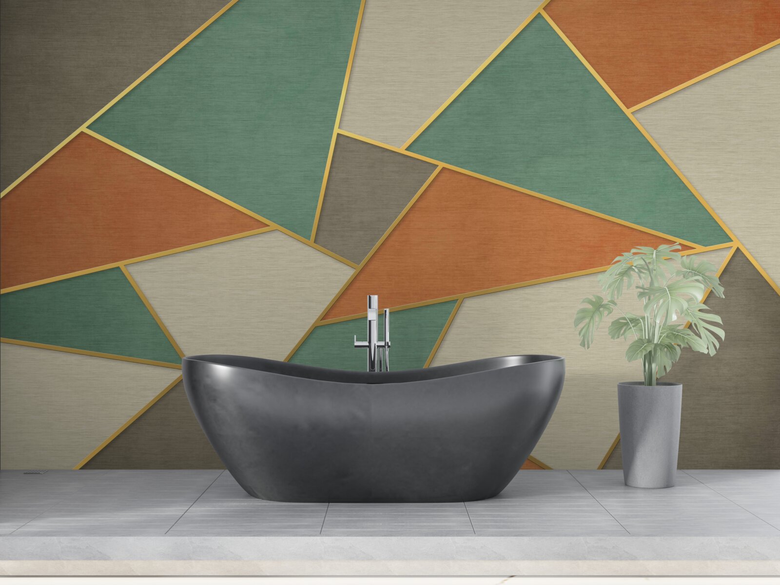 Fotobehang pastelmozaïek