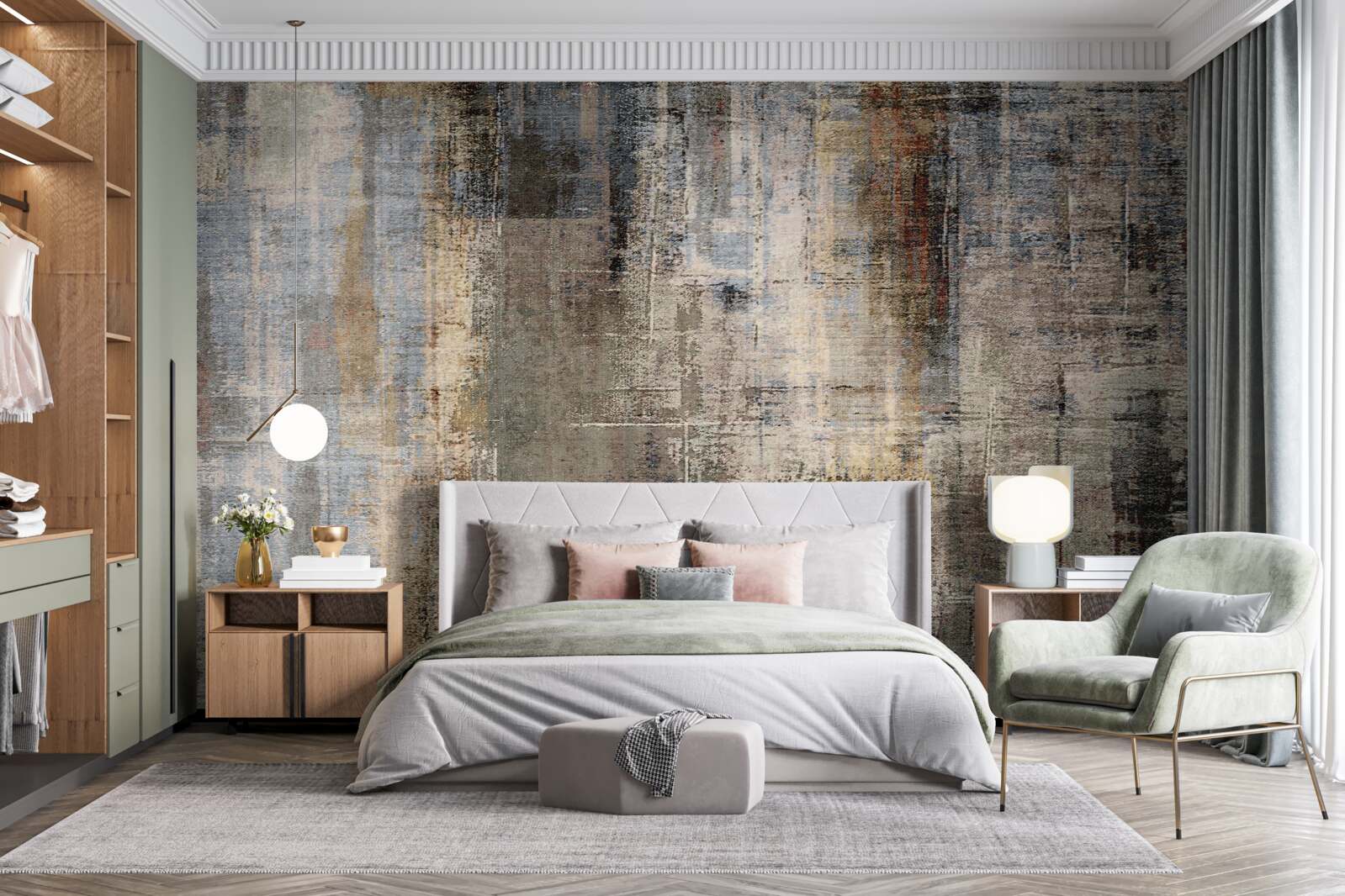 Fotobehang indisch tapijtdesign