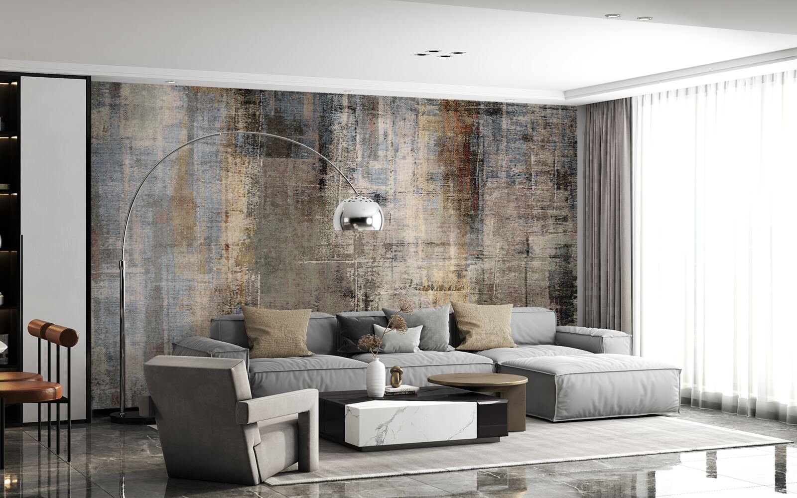 Fotobehang indisch tapijtdesign