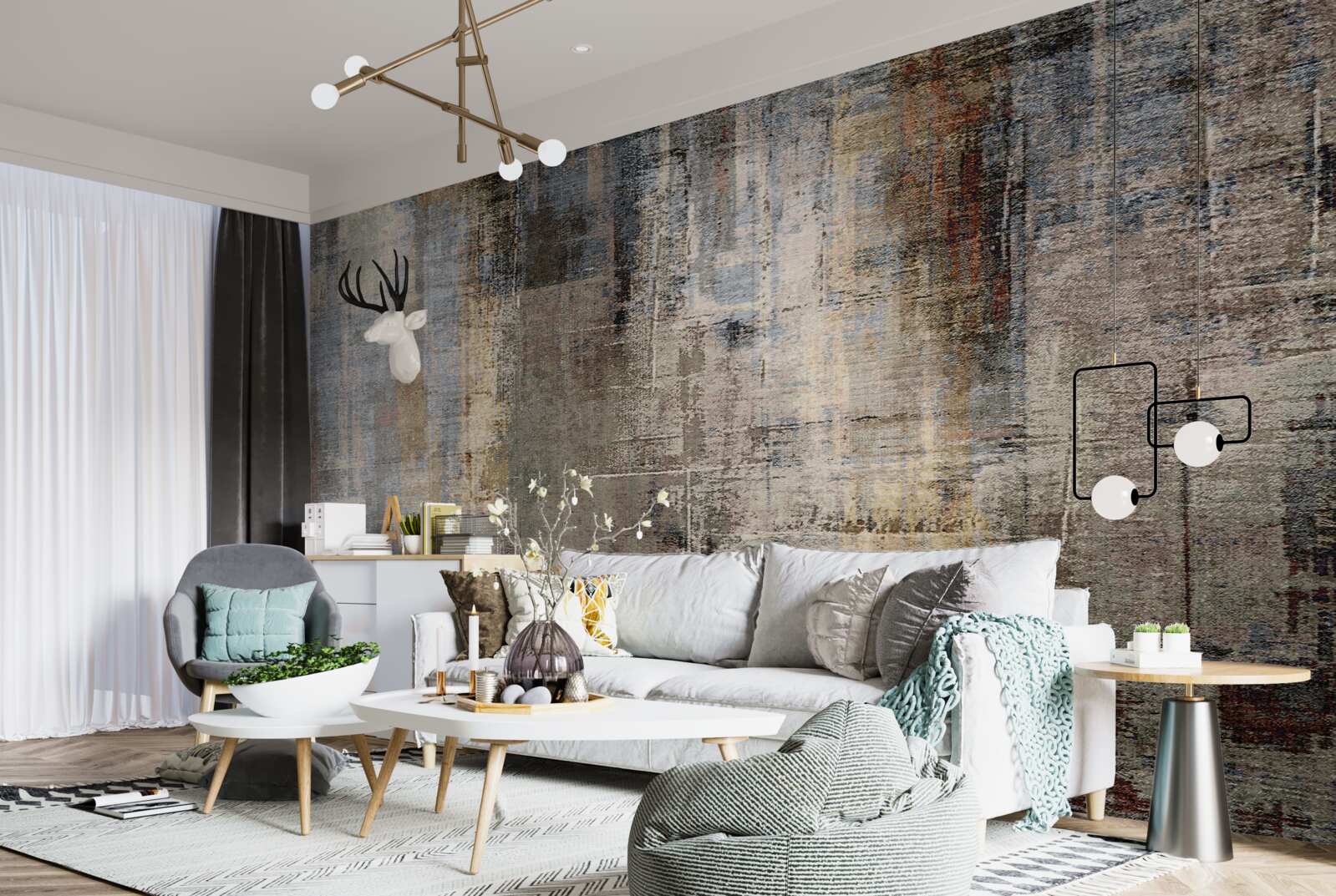 Fotobehang indisch tapijtdesign