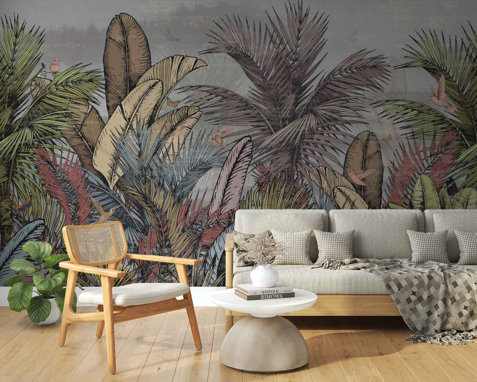 Fotobehang exotische flora van de tropen