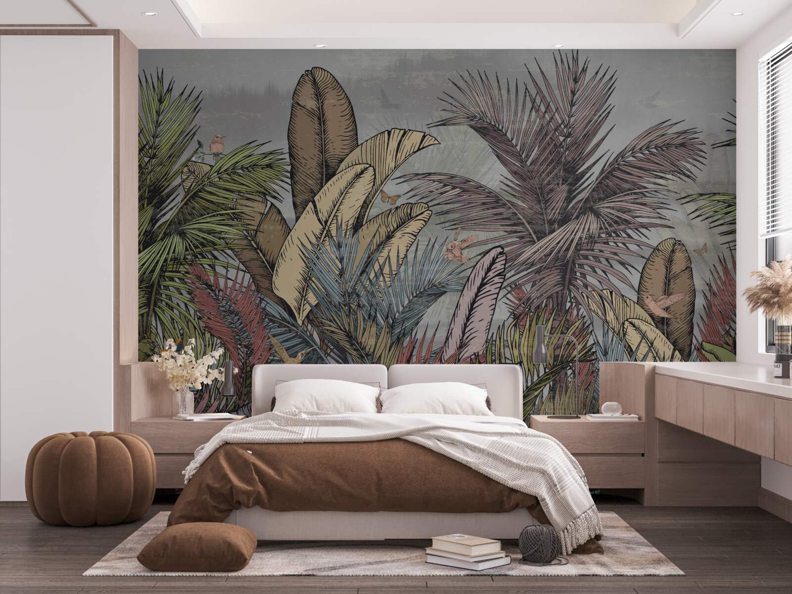 Fotobehang exotische flora van de tropen