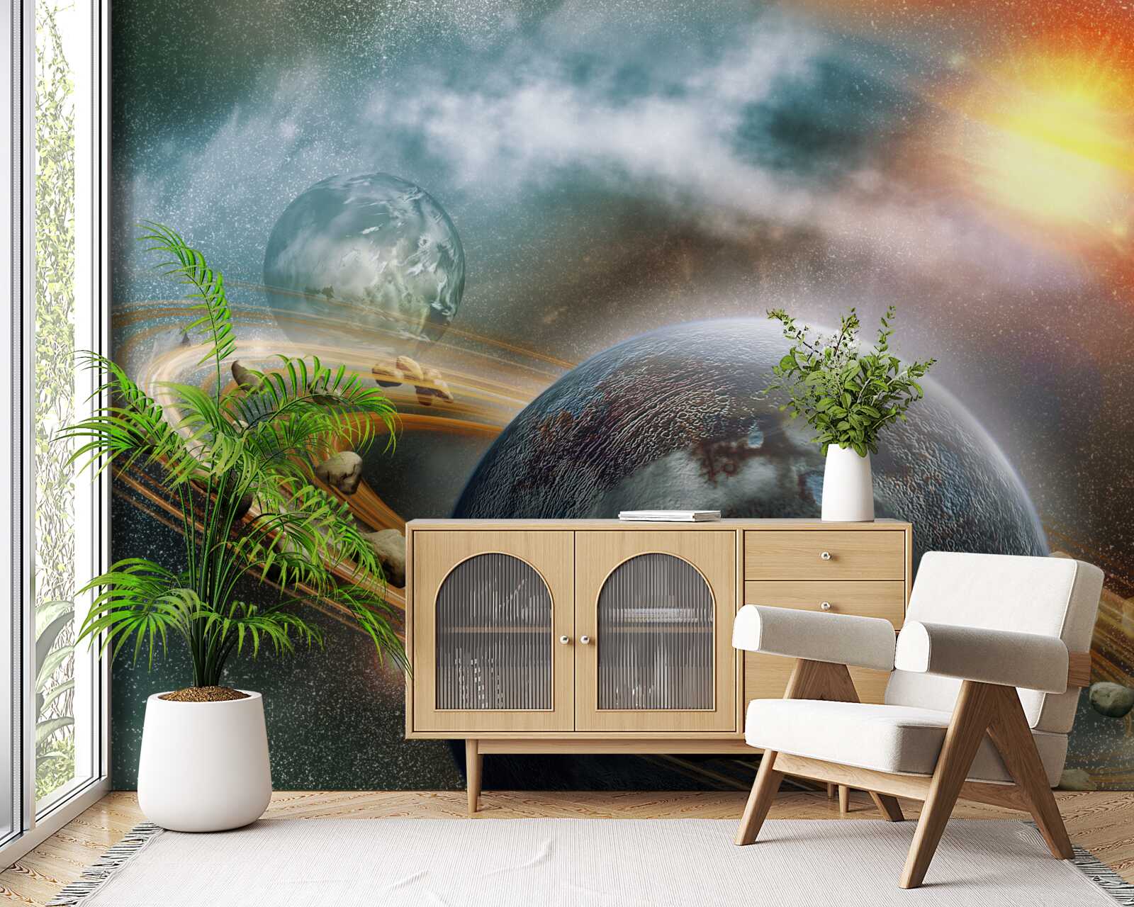 Fotobehang een fascinerend, onontdekt universum