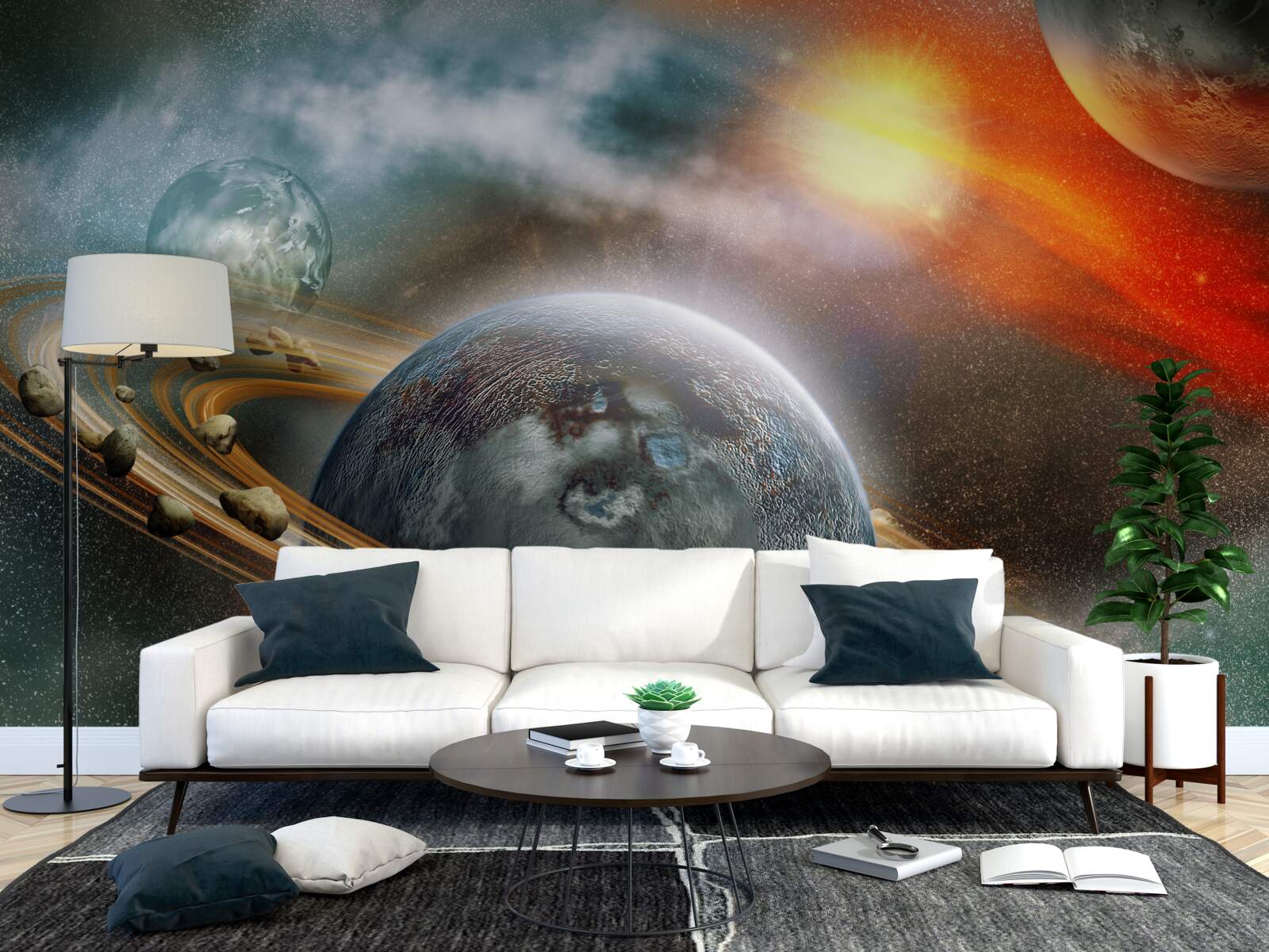 Fotobehang een fascinerend, onontdekt universum