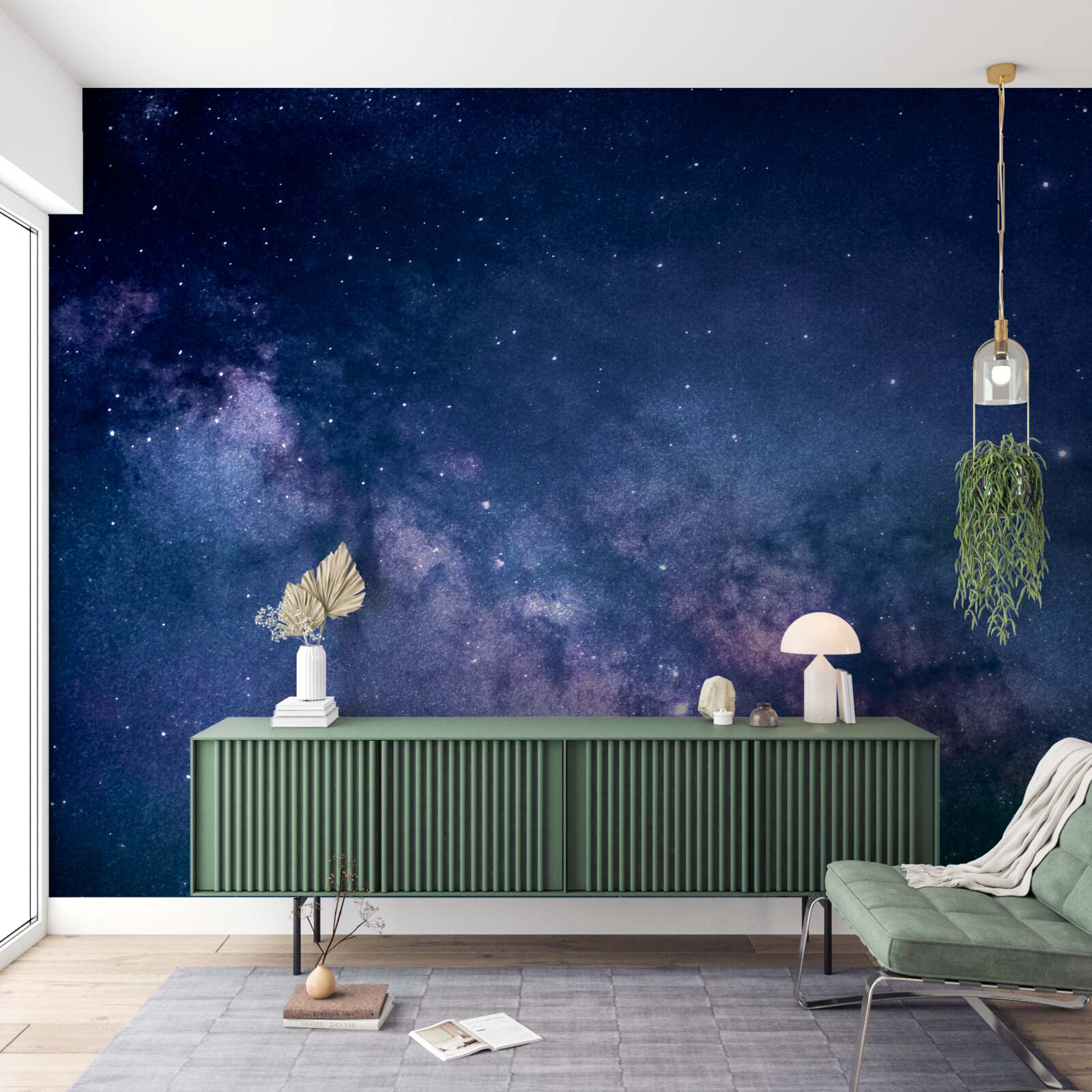 Fotobehang sterrenstelsel melkweg