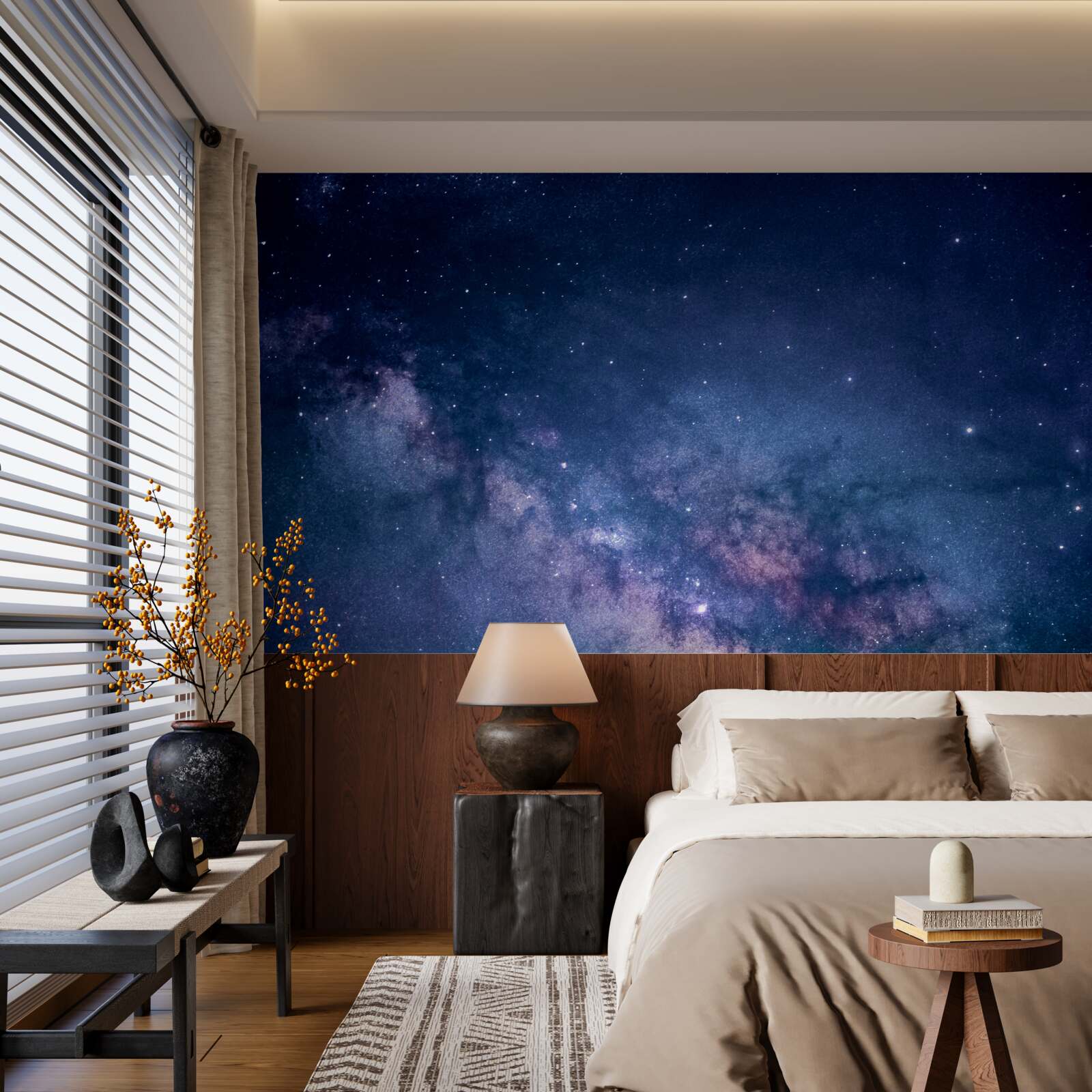 Fotobehang sterrenstelsel melkweg