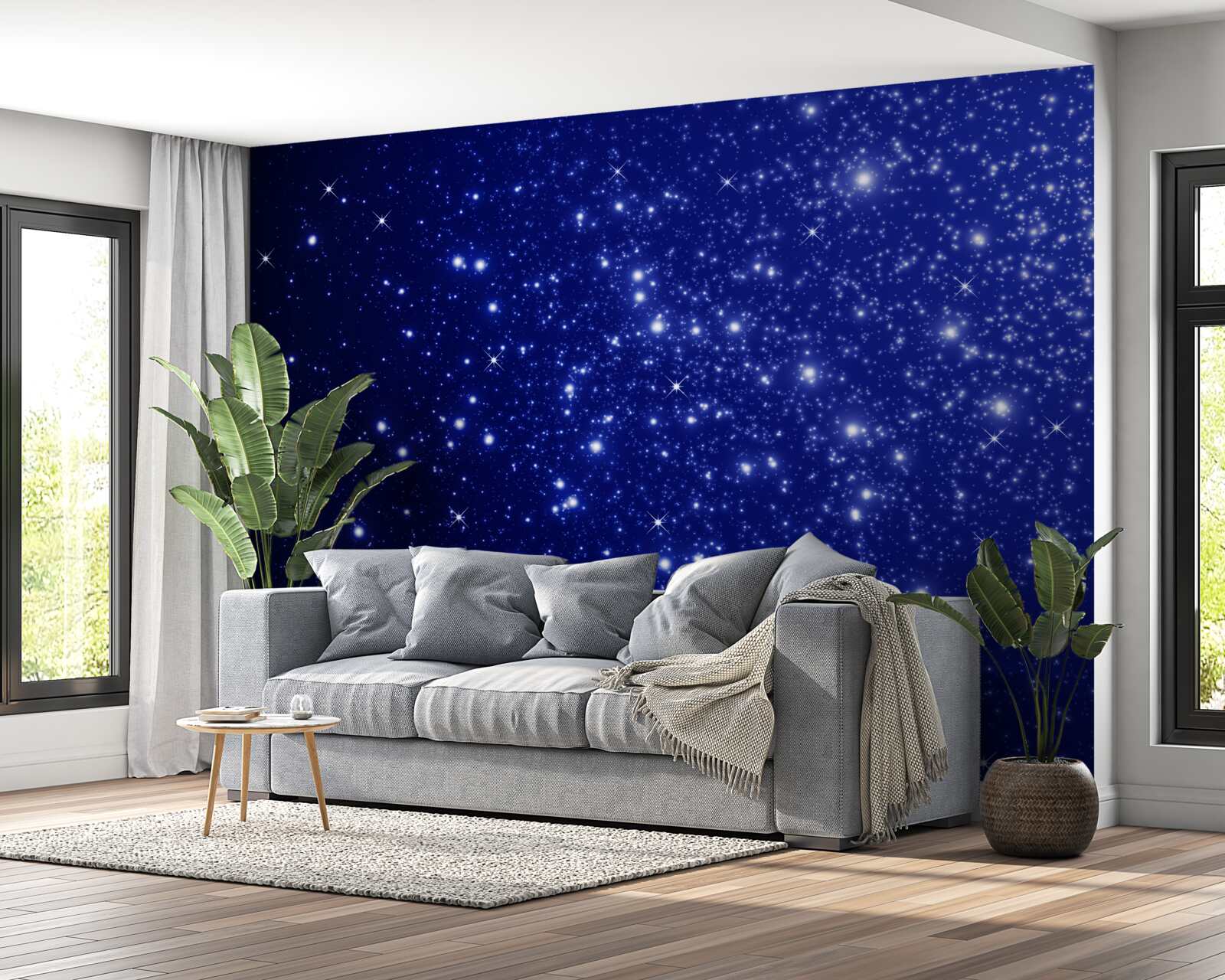 Fotobehang ontelbare helderheden in de hemelse sfeer