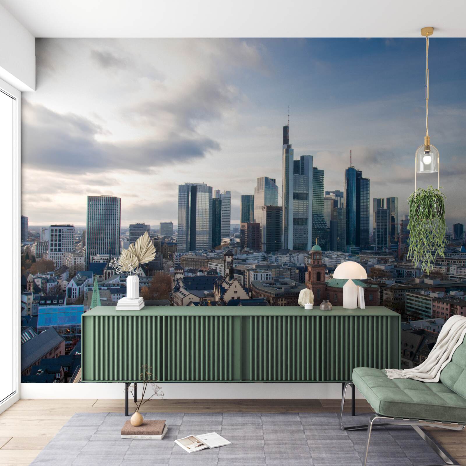 Fotobehang frankfurtu panorama