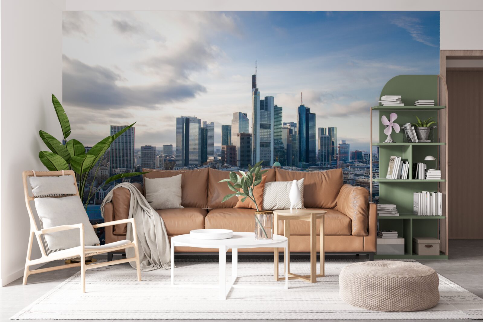 Fotobehang frankfurtu panorama