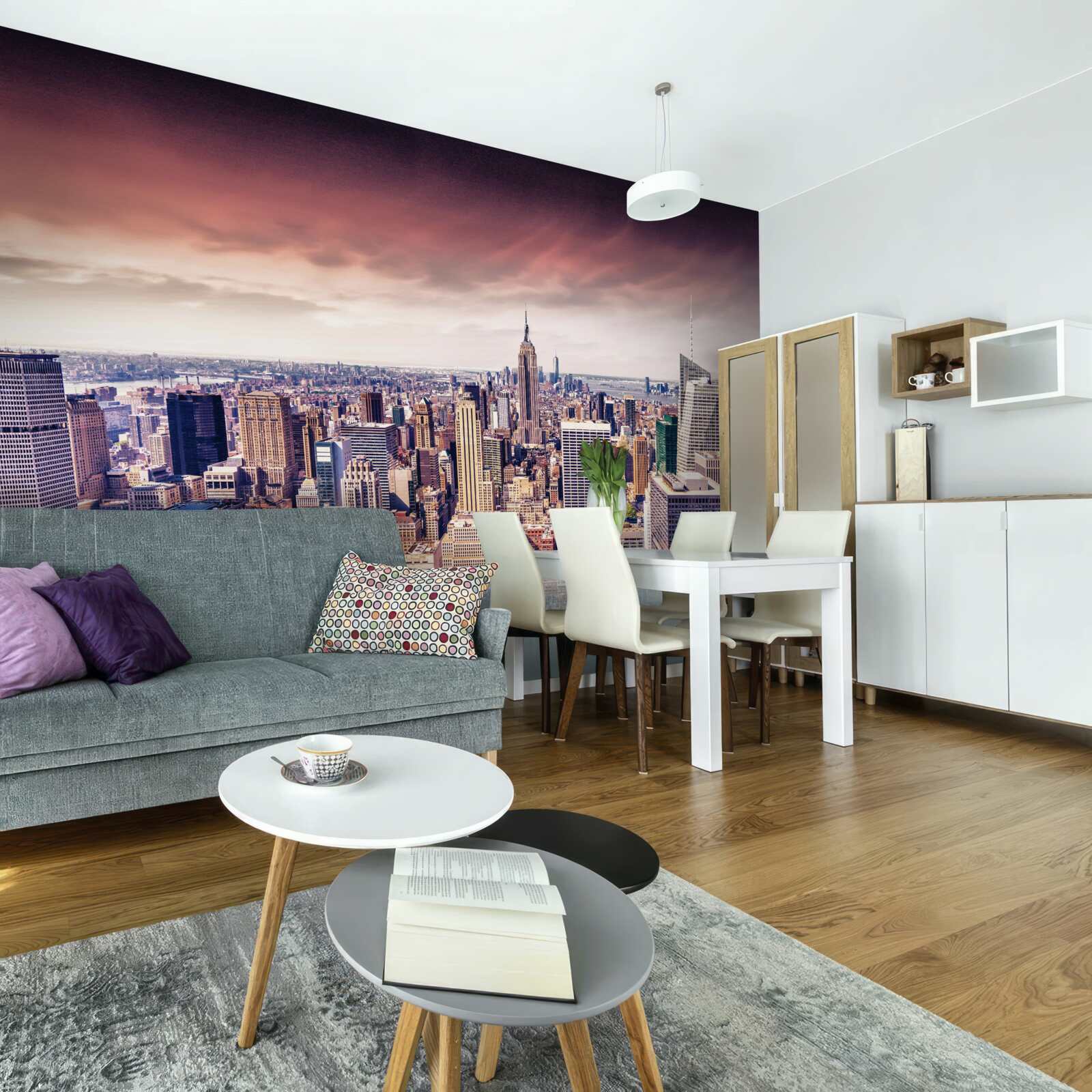 Fotobehang wolkenkrabbers van new york